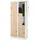 Jan Nowak OSLO Garderobenschrank 185 x 80 x 45 cm Weiß-Sonoma Eiche