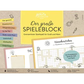 pen2nature Der große Spieleblock. Umweltfreundlicher Spielspaß für Groß und Klein