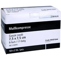 Medi Kauf Braun GmbH & Co. KG Mullkompressen 7,5 x 7,5 cm 100 St.