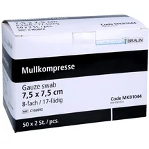 Medi Kauf Braun GmbH & Co. KG Mullkompressen 7,5 x 7,5 cm 100 St.