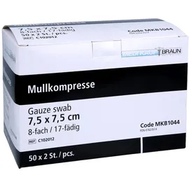 Medi Kauf Braun GmbH & Co. KG Mullkompressen 7,5 x 7,5 cm 100 St.