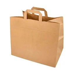 50 PAPSTAR Papier-Tragetaschen braun 32,0 x 27,0 cm