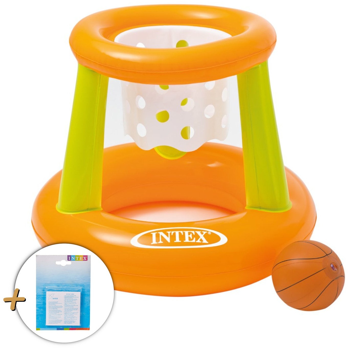 Intex Wasserspiel - Floating Hoops  67x55cm + Reparaturflicken