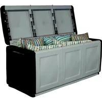 GarPet Gartenbox 410 L 138 x 53 x 57 cm Grau