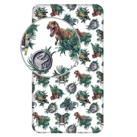 Jerry Fabrics Spannbettlaken Baumwolle 90 x 200 cm Jurassic World