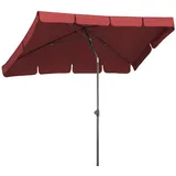 Schneider Schirme Aquila 265 x 150 cm dunkelrot