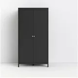 Home Affaire Drehtürenschrank Madrid 102,1 x 199 x 58,4 cm Schwarz