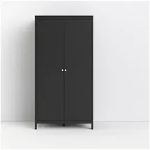 Home Affaire Drehtürenschrank Madrid 102,1 x 199 x 58,4 cm Schwarz