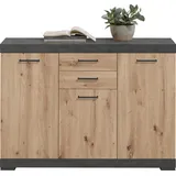 FMD Bristol 3 120 x 89,9 x 34,9 cm Schubladen braun