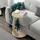 [en.casa] Beistelltisch, Holeby 56 x Ø 38 cm Cappuccino Holzwerkstoff, Rund, 38x56x38 Wohnzimmer, Wohnzimmertische, Beistelltische