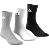 Adidas Cushioned Crew 3er Pack medium grey heather/medium grey heather/black/white 46-48