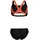 Arena Mädchen G Thrice Jr Two Pieces R Bikini, Black-Calypso Coral-White, 140 EU