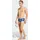 adidas Herren RIPSTREAM TEAM GRAPFIK BADEHOSE, BREIT - Dark Blue, / Semi Lucid Blue - L/XL