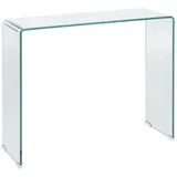 Beliani Kendall Konsolentisch 90 x 30 x 75 cm Transparent