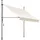 Tectake tectake® Klemmmarkise, mit Handkurbel, höhenverstellbar - 304 cm, einfache Montage