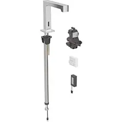 Geberit Brenta Infrarot-Waschtischarmatur 116194211 Standmontage, Batteriebetrieb, UP-Funktionsbox, hochglanz-verchromt, mit Mischer