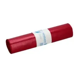 DEISS ECOFINE Abfallsack 120 Liter rot, ca. 890 g/ Rolle Typ 60 11900 , 1 Rolle = 25 Säcke