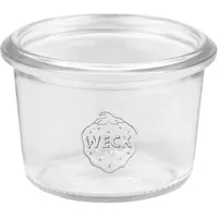 Mambocat 12er Set Weck Gläser 80ml Sturzgläser inkl. Gelierzauber