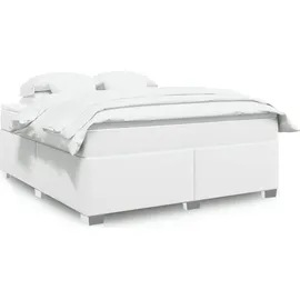 vidaXL Boxspringbett 180 x 200 cm Weiß