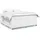 vidaXL Boxspringbett 180 x 200 cm Weiß