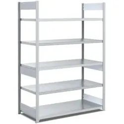 Bito Fachbodenregal / Archivregal zweiseitige Nutzung L1058xH1850xT624 mm, Grundfeld 100 kg
