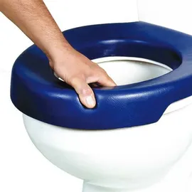 Careline Conti Toilettensitzerhöhung 10 cm extra weich blau