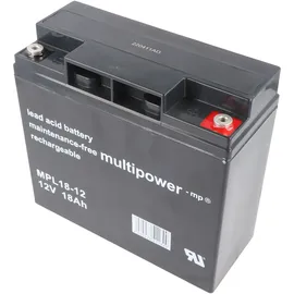 Multipower MP18-12 Blei Akku 12 Volt 18Ah