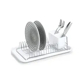 Zeller Geschirrabtropfständer 44 x 24 x 13 cm Farbe Weiß