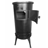 Freistehender Ofen Werkstattofen Kaminofen Holzofen  Gusseisen 72x30x30cm