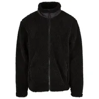 URBAN CLASSICS Basic Sherpa Jacket in schwarz Größe M