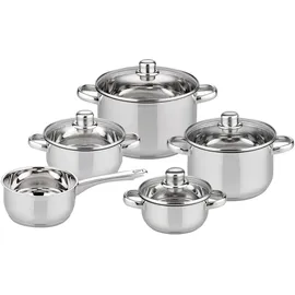 ELO Galactica Topf-Set 5-tlg. Kochtopf + Kasserolle + Glasdeckel