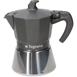 Tognana Mokkakocher 3 Tassen Grau
