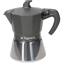 Tognana Mokkakocher 3 Tassen Grau