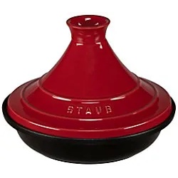 Staub Tajine 28cm rund Kirsch-rot, Gusseisen