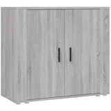 vidaXL Sideboard Grau Sonoma 80x33x70 cm Holzwerkstoff