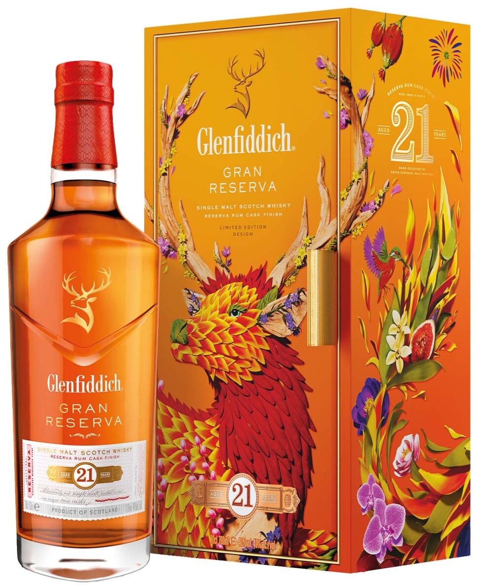 Glenfiddich 21 Jahre - Gran Reserva - Rum Cask Finish - Chinese New...