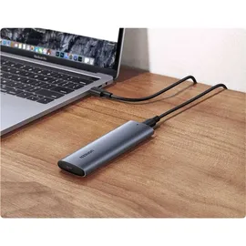 UGREEN 10903, SSD-Gehäuse, M.2, Serial ATA III, 5 Gbit/s, USB Anschluss, Schwarz, Grau