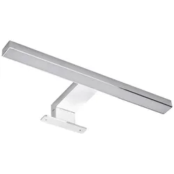 LED Spiegelleuchte, 4,4W, 250lm, warmweiß, 30cm, 3 Montagemöglichkeiten, chrome