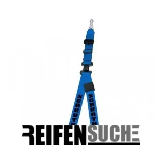 Schroth Gurt - Rallye 3 asm blau mit schwarzem Flock rechts