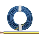 Donau Elektronik 418-5 Litze 4 x 0.14mm2 Grün, Rot, Gelb, Blau 5m