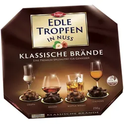 Trumpf Edle Tropfen in Nuss Klassische Brände 250G