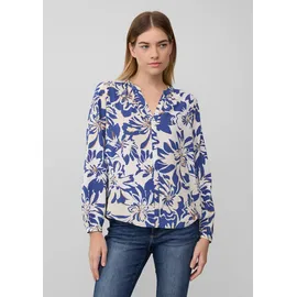 s.Oliver Tunikabluse mit All-over-Print Blau/Weiß 34