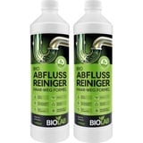 BIOLAB Abflussreiniger Rohrreiniger (mit Haarweg Formel, [2-St. 2 x 1000 ml reichen für bis zu 20 Anwendungen)