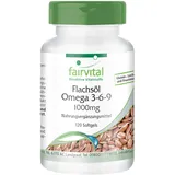 Fairvital Flachsöl Leinöl Omega-3-6-9 Kapseln 120 St.