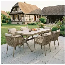 CARO-Möbel ISOLA Set 6-tlg. Beige