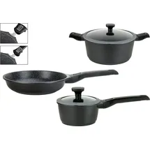 GSW Easy Click Topf-Set 3-tlg. 2 x Kochtopf + Bratpfanne