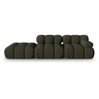 Micadoni Sofa Bellis, modular 4-Sitzer grün