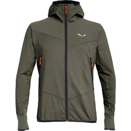 Salewa Agner Hybrid Polarlite/Durastretch Fleecejacke Herren faded green melange/S