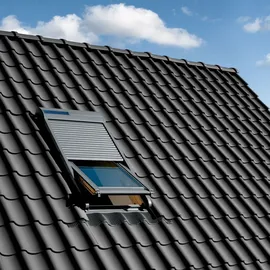 VELUX Solar-Rollladen SSL SK08 0000S Aluminium Dunkelgrau