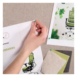 HJH Office Mobile Akustik Trennwand 2er Set Taupe